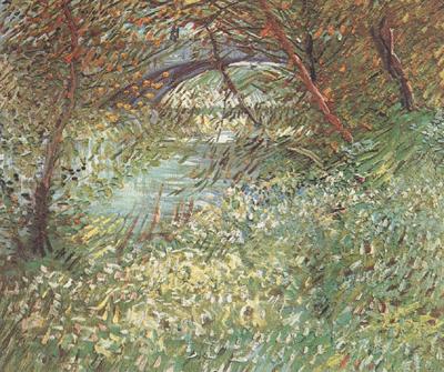 Banks of the Seine w tih Pont de Clichy in thte Spring (nn04), Vincent Van Gogh